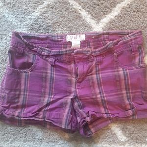 OP plaid shorts